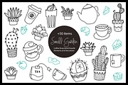 Small Garden & Coffee Shop, a Decorative Illustration by MooBeer (Thumbnail 4 of 6)