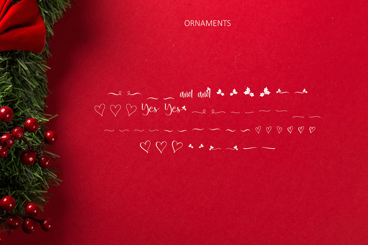Beneath the Mistletoe, a Script Font by Kristy Hatswell (Photo 10 of 11)