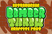 Bomber Throw Graffiti Font