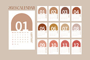 Simple 2023 New Year Calendar, a Stationery Template by Lucky Xtian (Thumbnail 1 of 4)
