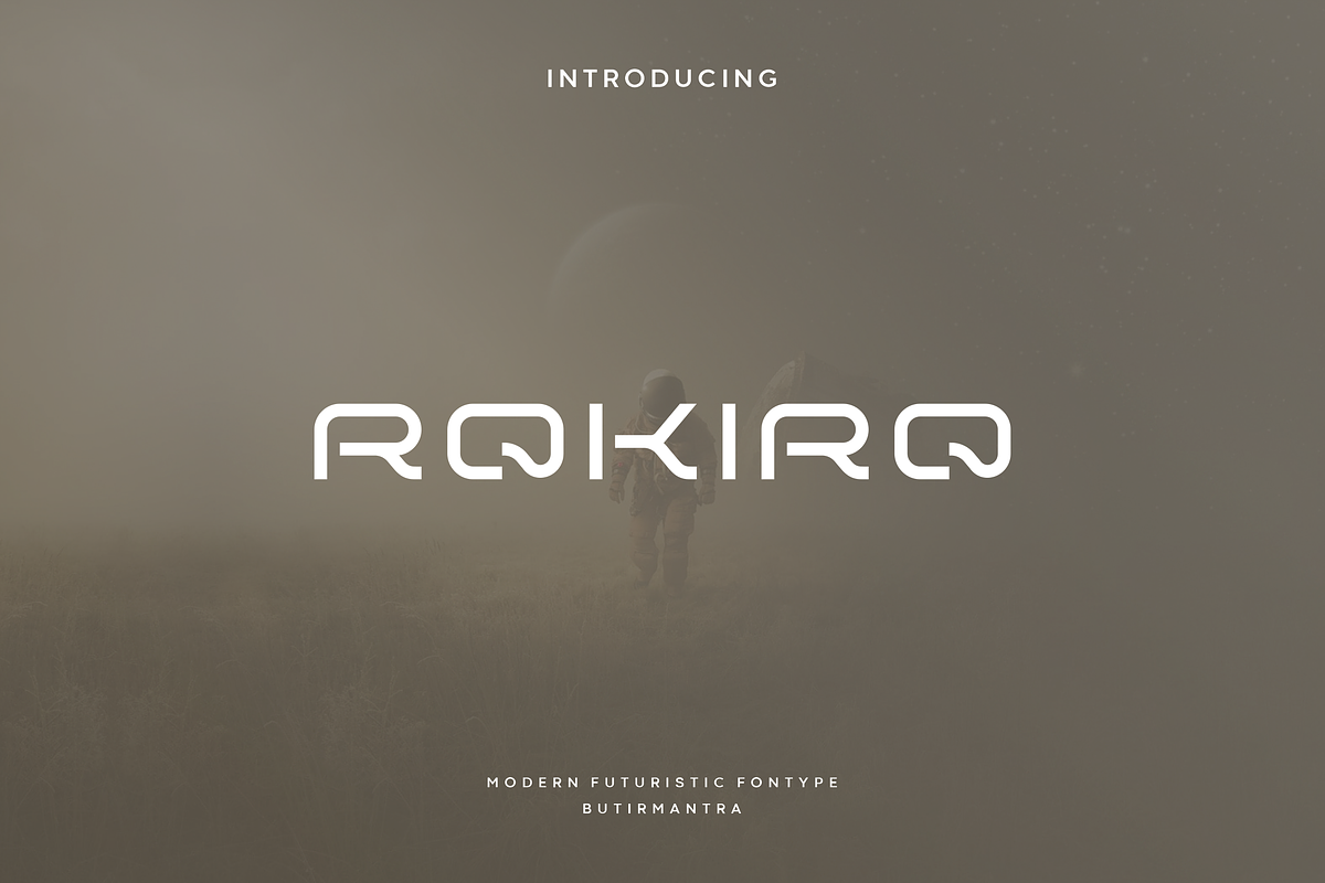 Rokiro - Modern Futuristic Typeface, a Sans Serif Font by Letterna (Photo 1 of 4)