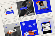 Modern Social Media Set, a Templates & Theme by wavebreak (Thumbnail 1 of 2)