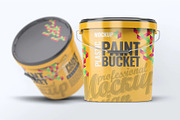 Paint Bucket Mockup, an Advertising Mockup by Hubzway (Thumbnail 1 of 7)