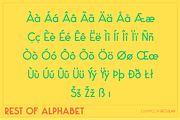 Saxo Grammaticus Font + Extras, a Sans Serif Font by Jonas Stensgaard (Thumbnail 5 of 27)