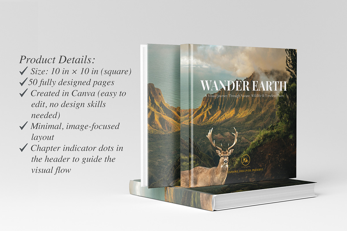 Minimalist Canva Coffee Table Book, a Magazine Template by Oshin Design (Photo 7 of 8)