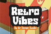 Funky Hurland - Retro & Groovy Font, a Sans Serif Font by QR Design Studio (Thumbnail 2 of 7)