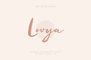 Lovya - Natural Handwritten Script, a Script Font by Craft Supply Co. (Thumbnail 1 of 10)