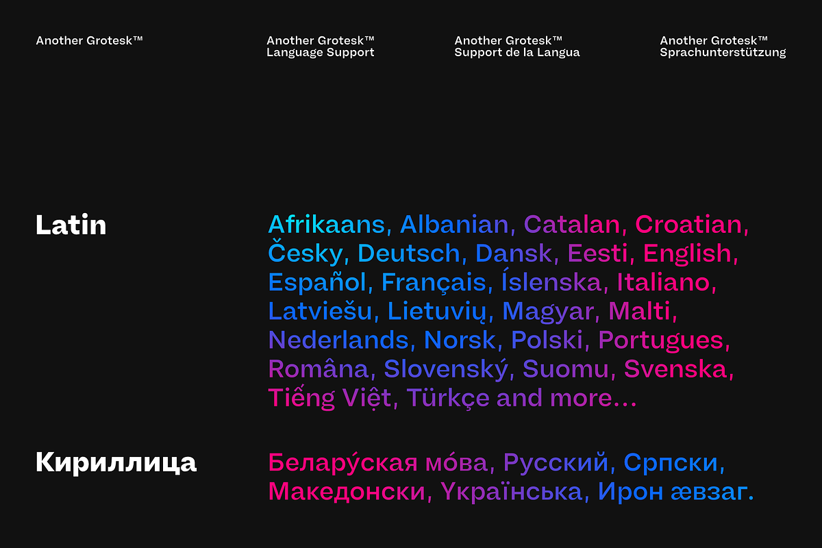 Another Grotesk Text Family, a Sans Serif Font by Bukva™ Type Foundry (Photo 14 of 15)