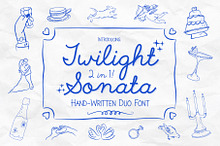 Twilight Sonata - Whimsical Font Duo