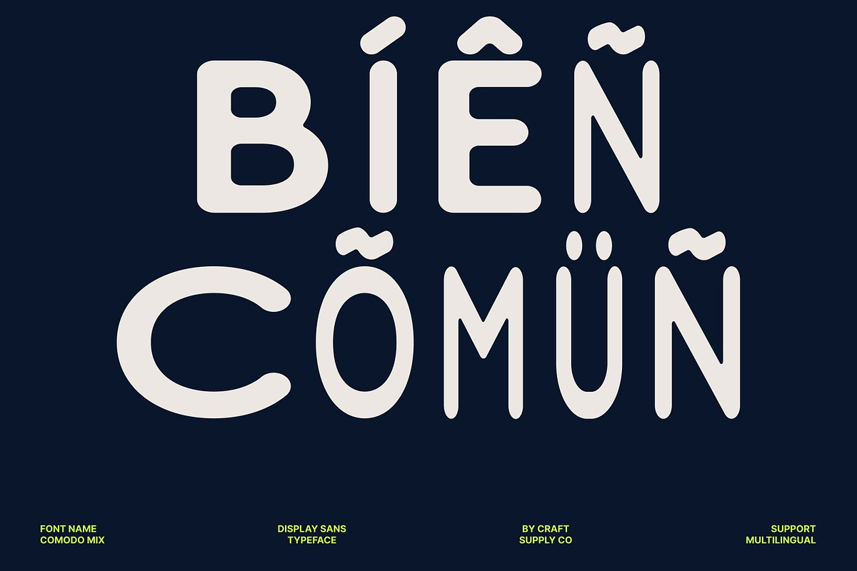 Comodo Mix, a Sans Serif Font by Craft Supply Co. (Photo 7 of 8)