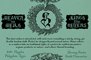 Polyphia - Decorative Font, a Blackletter Font by TypeClassHeroes (Thumbnail 6 of 10)