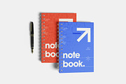 Modern Notebook Mockup For Branding, a Books & Magazine Mockup by bimockup (Thumbnail 4 of 6)