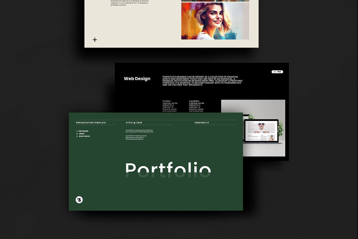Creative | Portfolio Template, a Presentation Template by Studio Industry (Photo 1 of 11)