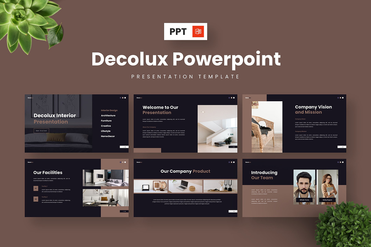 Decolux - Powerpoint Templates, a Presentation Template by Deepslide Studio