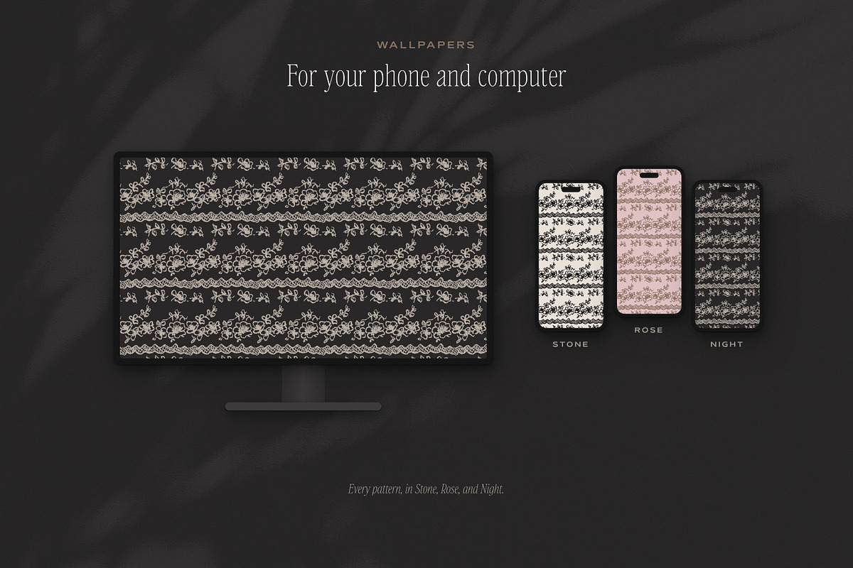 Lace & Trims Seamless Pattern Bundle, a Pattern Graphic by The October Creative (Photo 10 of 12)
