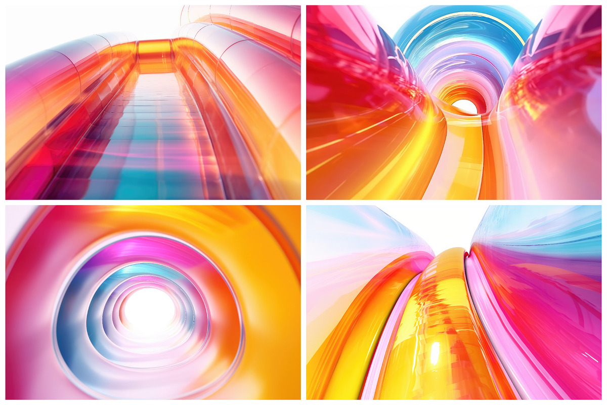 16 Colorful Slide Background in 5K, a Background Graphic by HipFonts