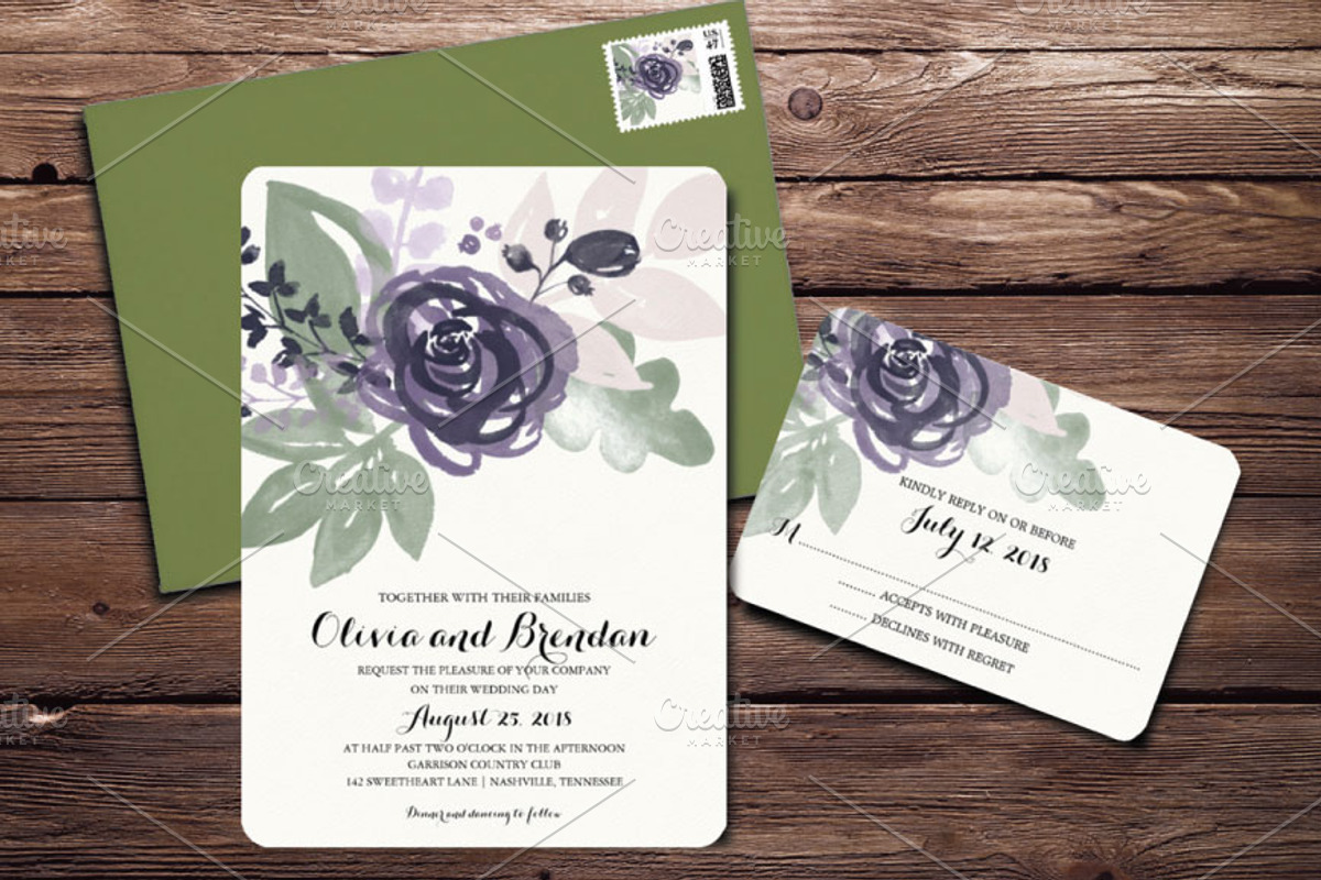Watercolor Floral Garden PS Brushes preview 7