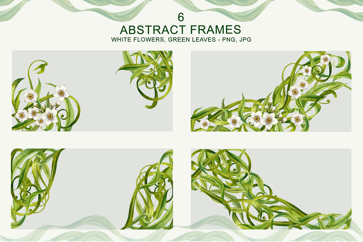 Floral frames, botanical watercolor, a Decorative Illustration by EL_SUHOVA (Photo 10 of 15)