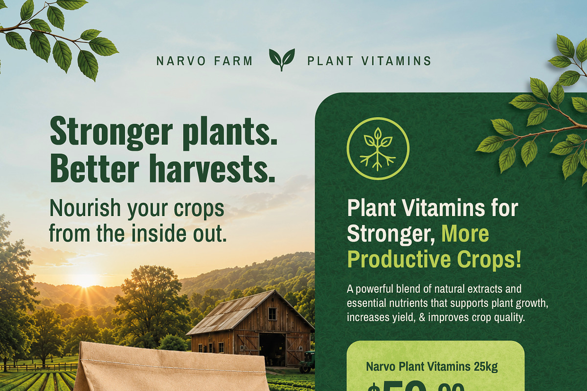 Organic Farming Flyer Template, a Flyer Template by grafilker (Photo 2 of 2)