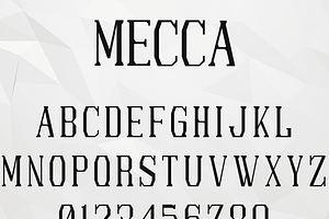 Mecca Typeface