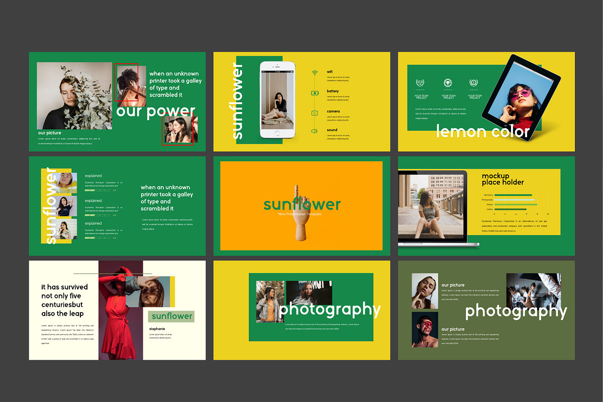 ✨ Sunflower - Keynote, a Presentation Template by Dirtytemp Studio (Photo 9 of 11)