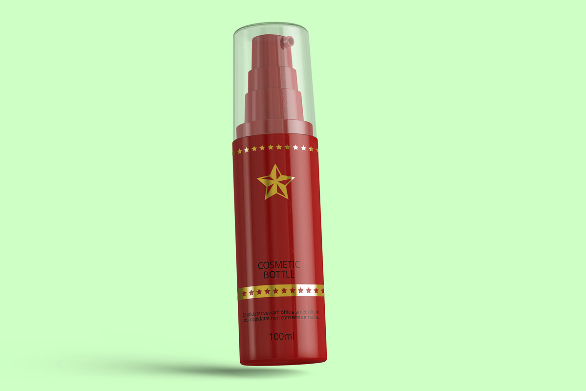 Airless Pump Cosmetic Bottle Mockup, a Cups & Container Mockup by Digitalphaser (Photo 5 of 5)