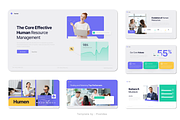 HR - Human Resources PowerPoint, a Presentation Template by Pixslides (Thumbnail 2 of 7)