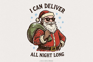 I Can Deliver All Night Long PNG, an Illustration by SharpMarketplace