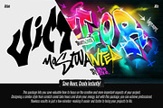 Graffiti Text Effects (10 PSD Files), a Layer Style Add-On by Hyperpix Productions (Thumbnail 2 of 14)
