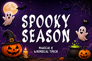 Halloween Display- Spooky Party Font, a Sans Serif Font by KiddoGlyphs Studio (Thumbnail 2 of 5)