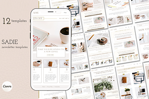 Sadie E-Marketing Business Templates