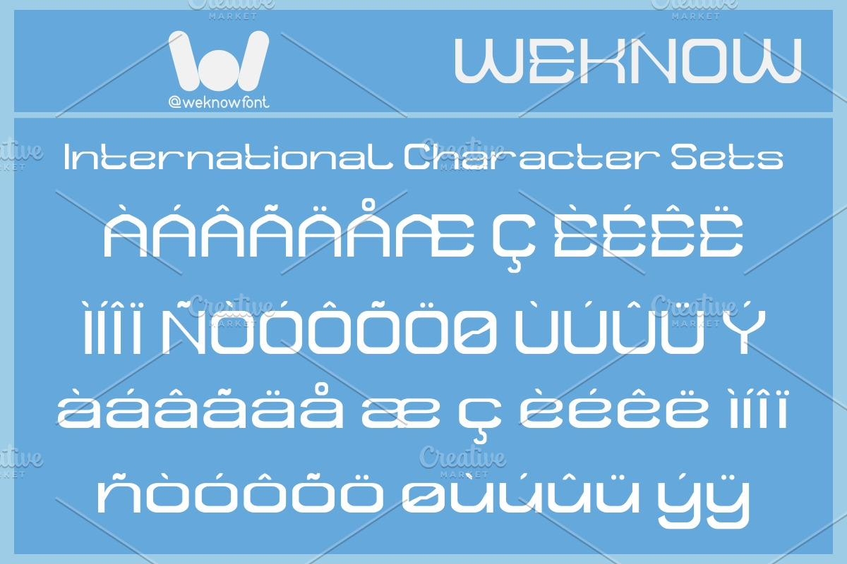 Bright Future font, a Font by weknow (Photo 8 of 8)