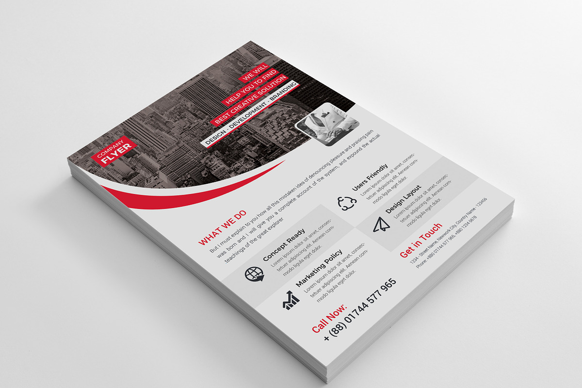 Corporate Flyers, a Flyer Template by Thecodude (Photo 3 of 4)