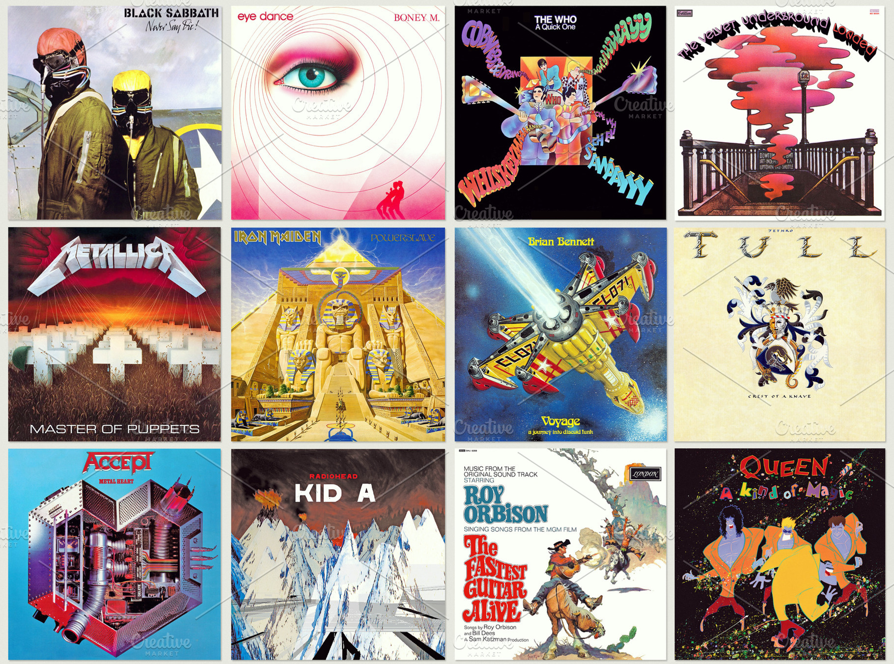 Rock and pop music LP album covers, an Arts & Entertainment Photo by BOOCYS