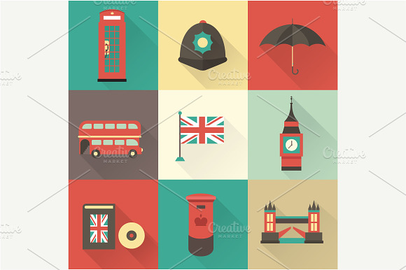 London vector icons preview 4
