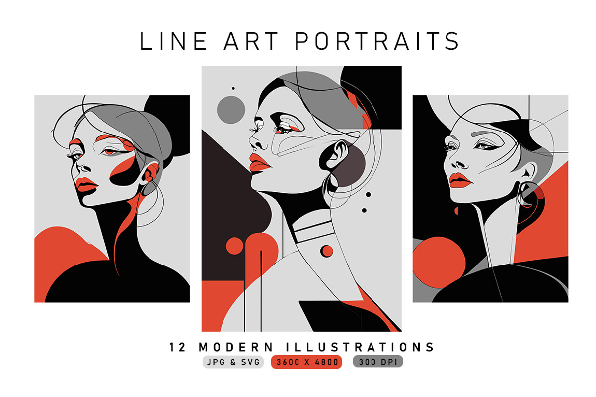 Line Art Portraits