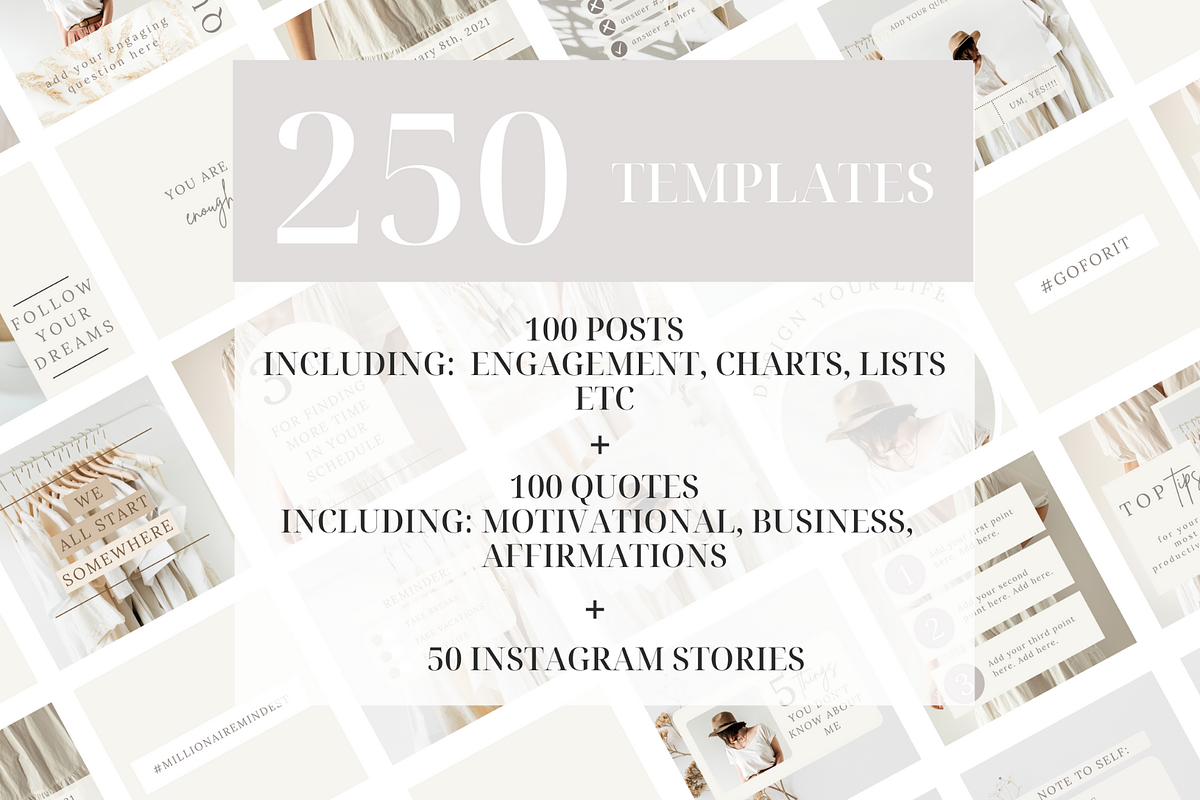 Engagement Instagram Canva Templates, a Social Media Template by Oh So ...