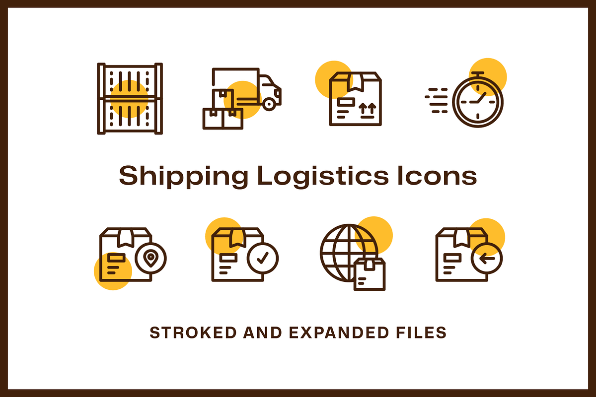 54 Shipping Logistics Icons, an Icon by Furnace (Photo 5 of 5)
