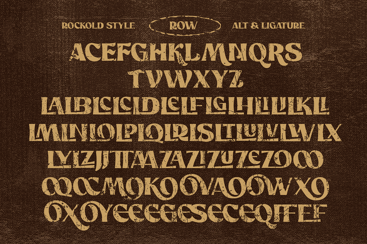 Rockold – Strong Display Typeface, a Serif Font by Almarkhatype (Photo 2 of 15)