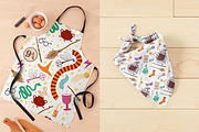 School of Witches and Magic Patterns, a Pattern Graphic by Michiru13 (Thumbnail 25 of 30)
