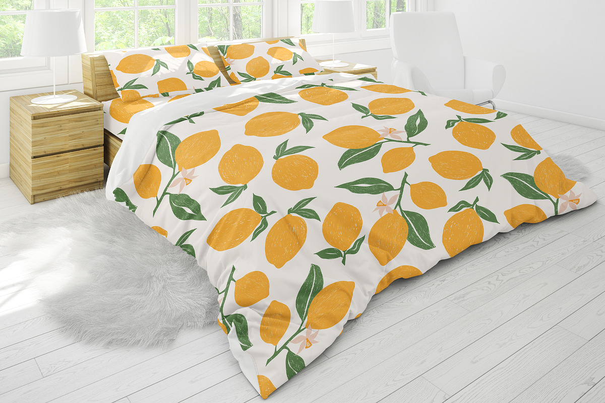 Lemons Pattern, a Pattern Graphic by Groovy Arts (Photo 2 of 5)
