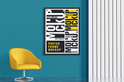 Poster Frame Mockup Sets, an Advertising Mockup by Artnivora.Std (Thumbnail 4 of 4)