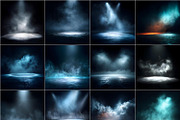 75 Smoke and Fog digital backdrops, a Background Graphic by Walllow Creatives (Thumbnail 2 of 3)
