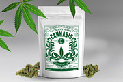 Cannabis Label Logo, a Branding & Logo Template by Shwet Art (Thumbnail 6 of 6)