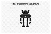 Bundle of Robot Avatars Icons, a Solid Icon by Designfour (Thumbnail 6 of 8)