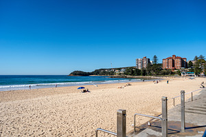 Manly Beach coastline in Sydney, Australia, a Nature Photo by GoodGoods