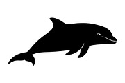 Dolphin Jumping Silhouette Vector bu, an Illustration by Designs_River (Thumbnail 27 of 48)