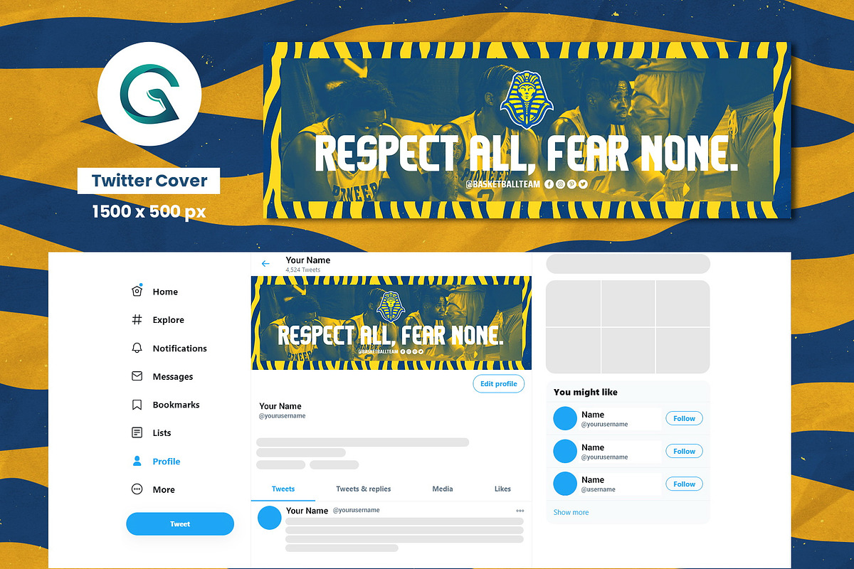 Basketball Social Media Pack, a Social Media Template by Geelator Studio (Photo 4 of 5)