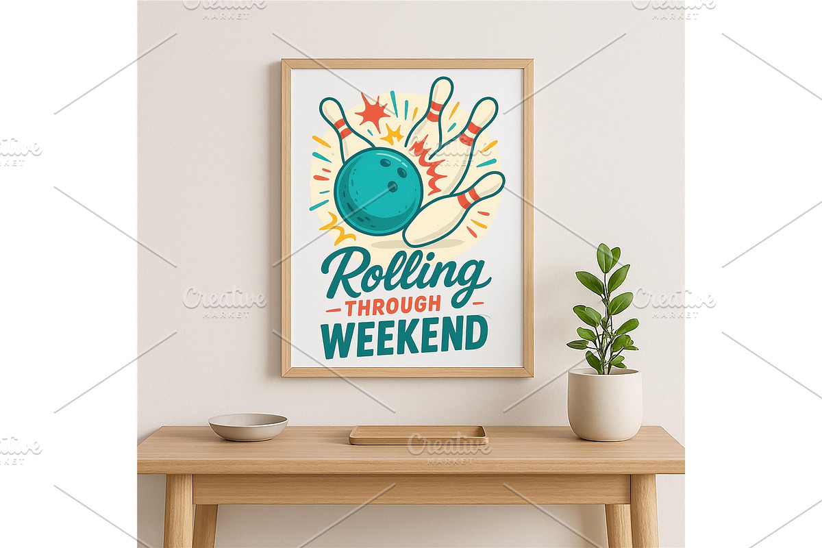 Rolling Through Weekend Wall Art, a Background Graphic by LaseredNinja (Photo 4 of 7)