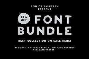 85% OFF FONT BUNDLE